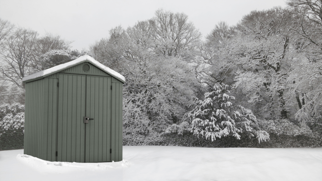 Darwin Shed 6x4ft Double Door - Green